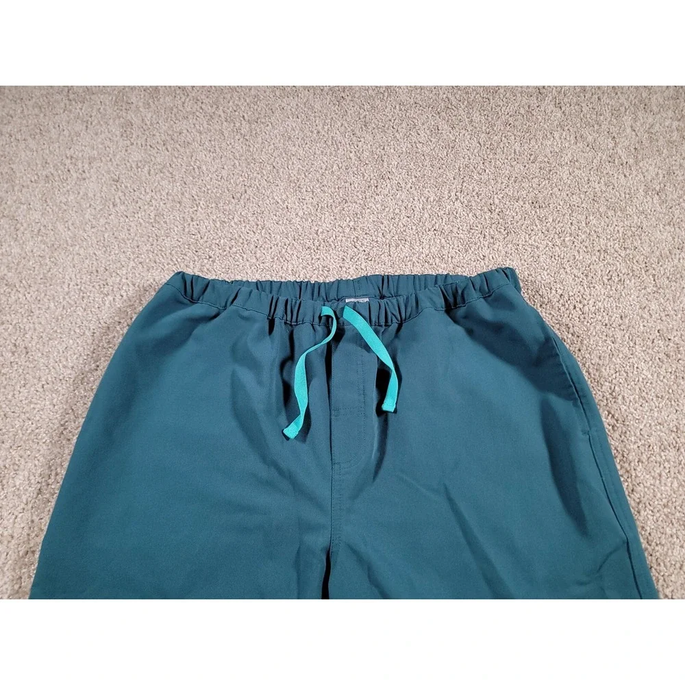 FIGS Men's Pisco™ Basic Scrub Pants Teal Technical Collection FM4500 Large Nurse